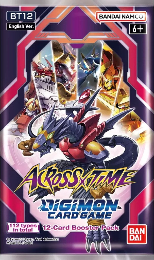 Across Time Booster Pack [BT12] - Digimon Card Game Sealed