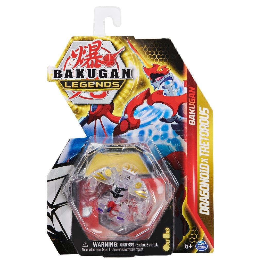 Core Bakugan Single Pack - Diamond Dragonoid x Tretorous [LED] - Bakugan TCG Sealed