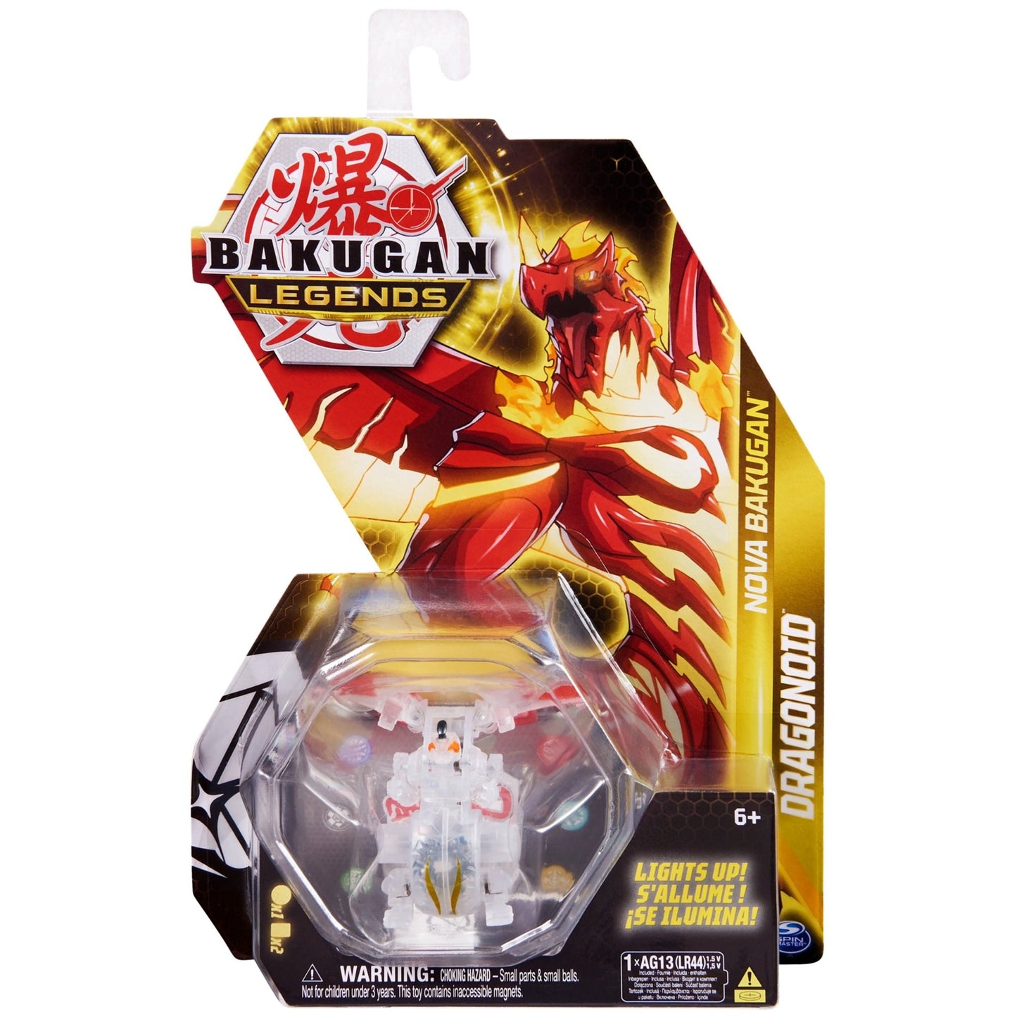 Nova Bakugan Single Pack - Diamond Nova Dragonoid [LED] - Bakugan TCG Sealed
