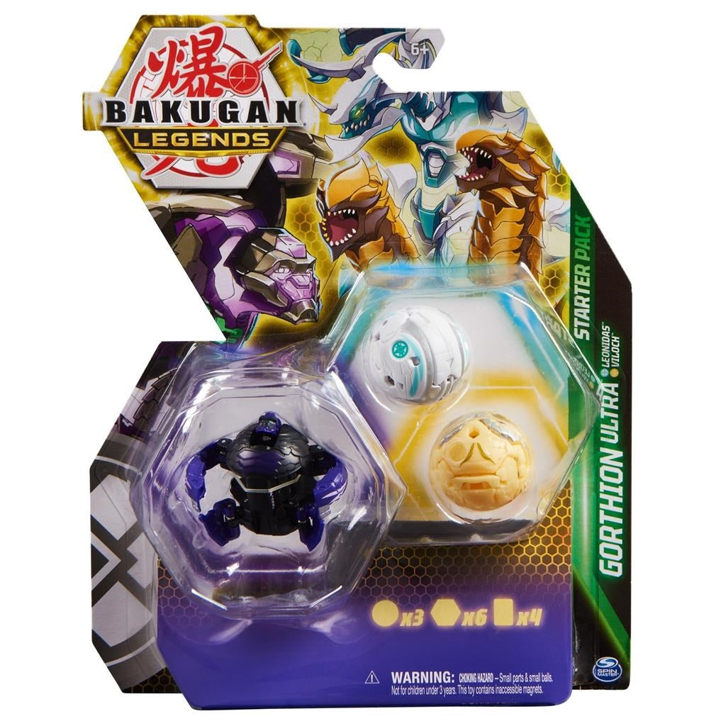 Bakugan Legends Starter Set - Darkus Gorthion Ultra [LED] - Bakugan TCG Sealed