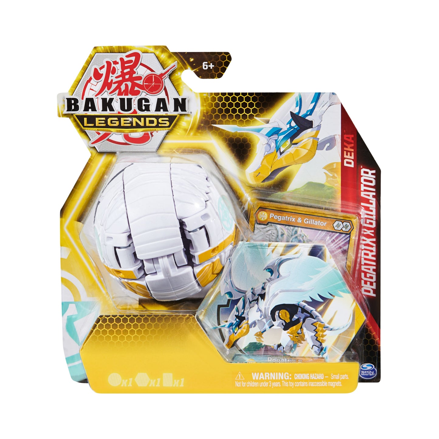 Deka Bakugan Single Pack - Deka Haos Aurelus Pegatrix x Gillator [LED] - Bakugan TCG Sealed