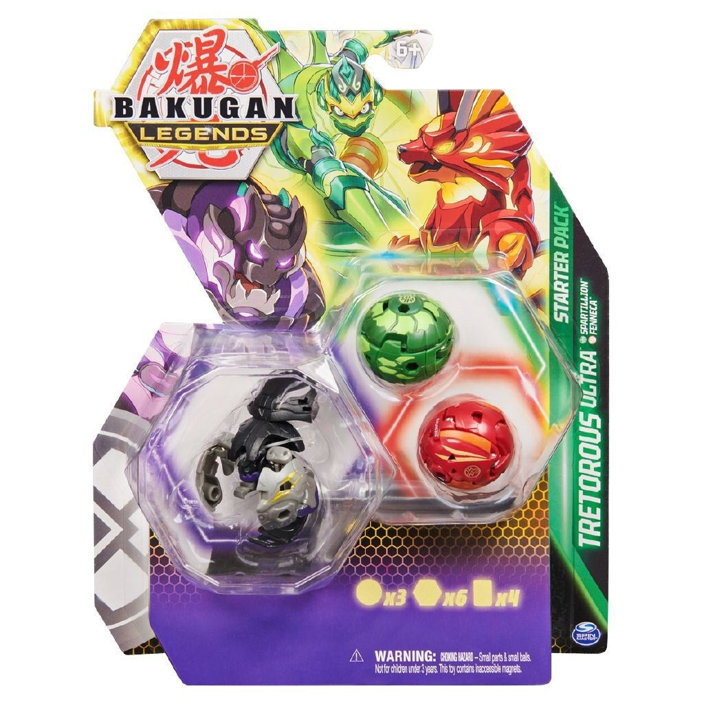 Bakugan Legends Starter Set - Darkus Tretorous Ultra [LED] - Bakugan TCG Sealed