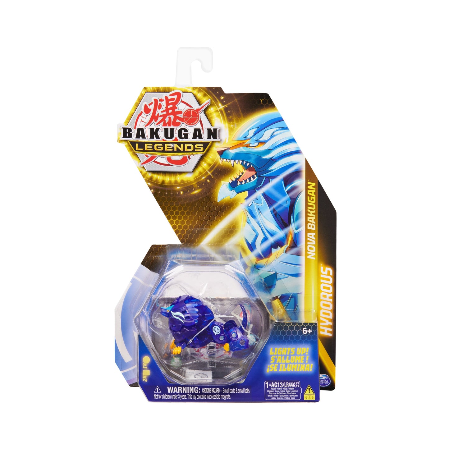 Nova Bakugan Single Pack - Aquos Nova Hydorous [LED] - Bakugan TCG Sealed