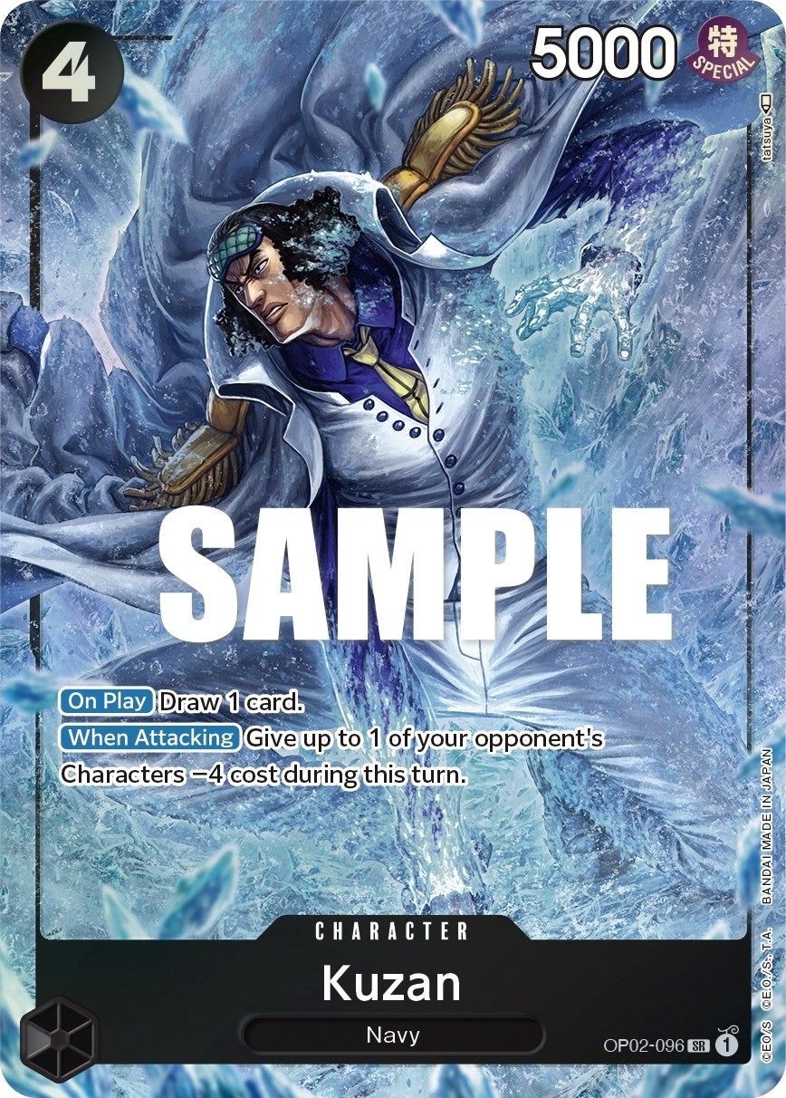 Kuzan (096) (Alternate Art) (2096) (OP02) - One Piece Card Game Single