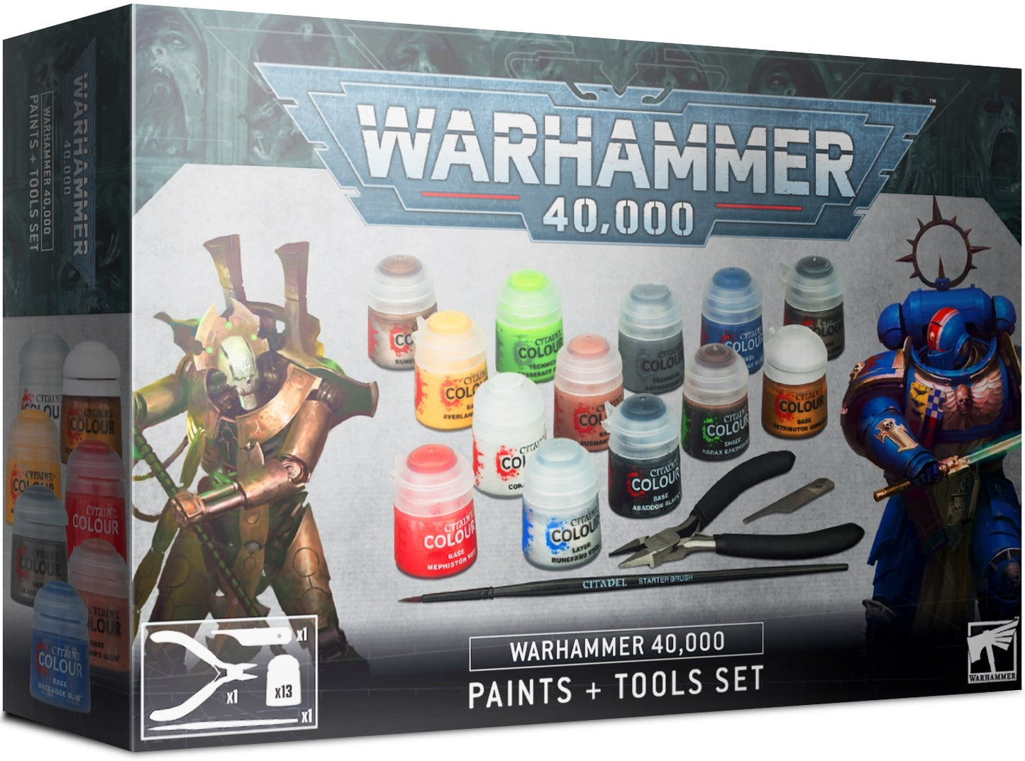 Warhammer 40K - Paints + Tools Set [PLAS] - Warhammer Box Sets Sealed