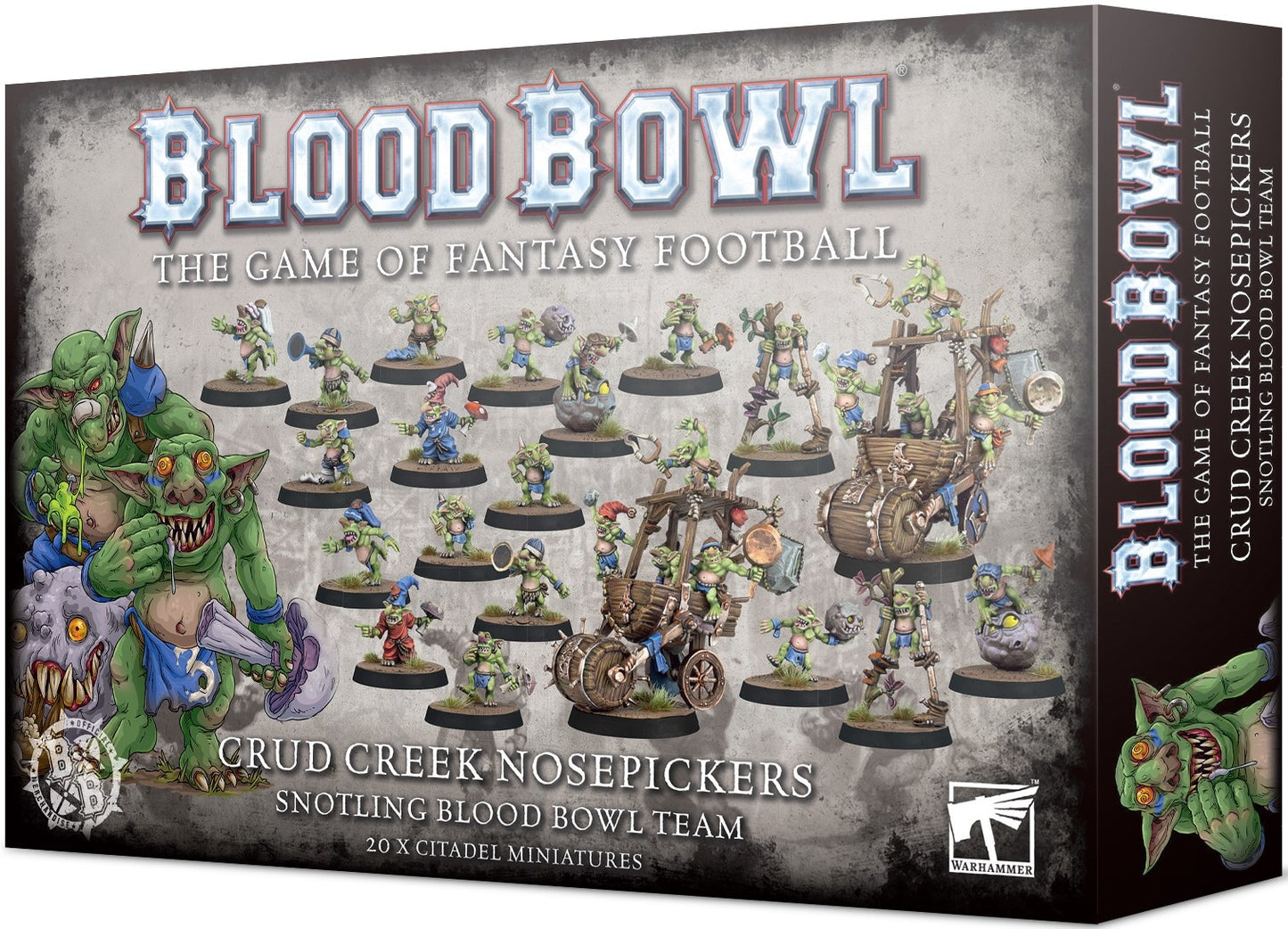 Blood Bowl: Crud Creek Nosepickers - Snotling Blood Bowl Team [PLAS] - Warhammer Box Sets Sealed