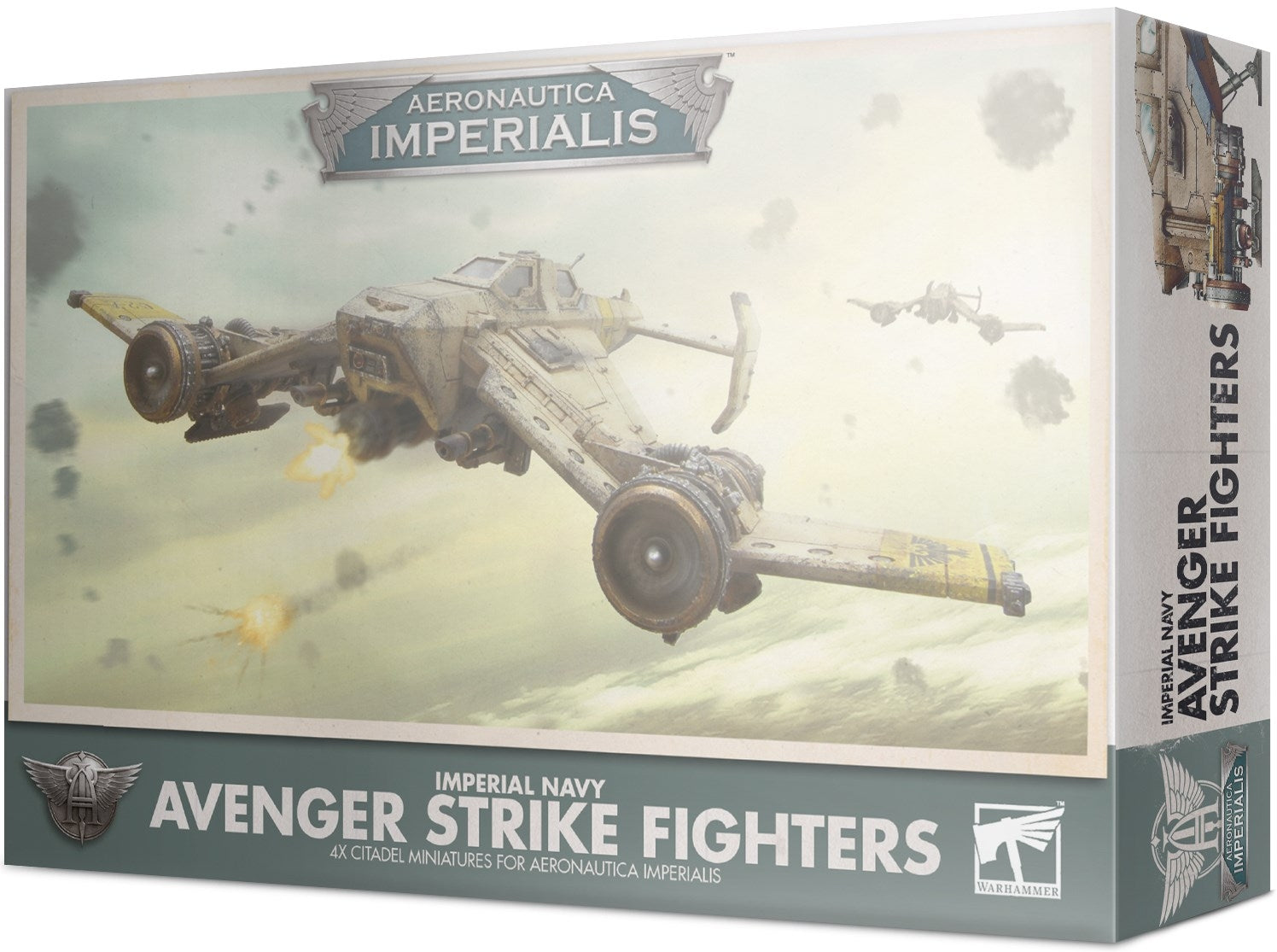 Aeronautica Imperialis - Imperial Navy Avenger Strike Fighters [PLAS] - Warhammer Box Sets Sealed