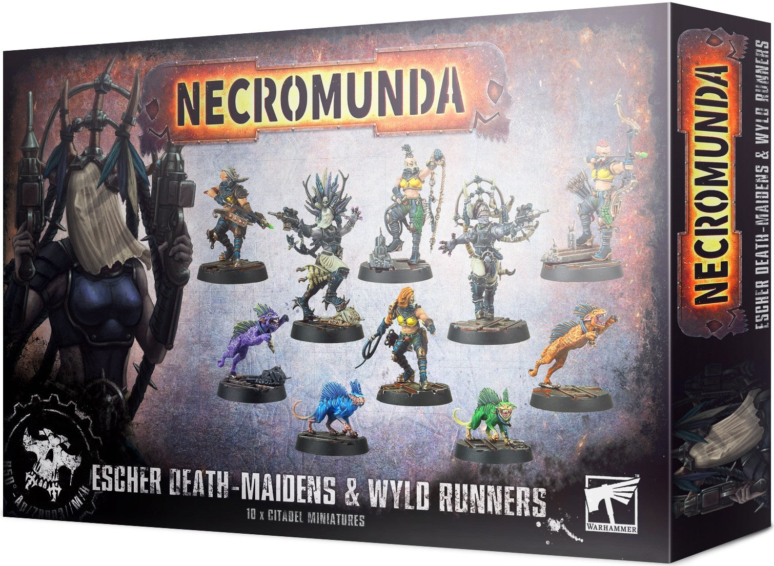 Necromunda: House Escher Death-Maidens & Wyld Runners [PLAS] - Warhammer Box Sets Sealed