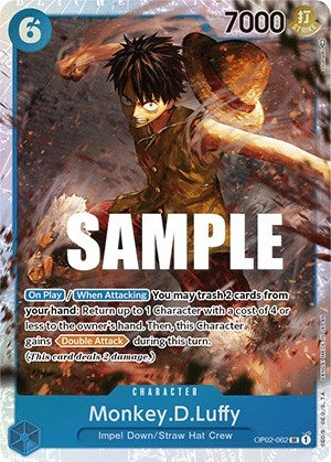 Monkey.D.Luffy (062) (2062) (OP02) - One Piece Card Game Single