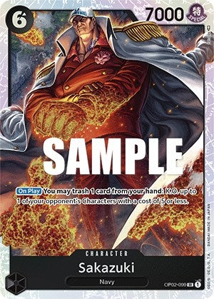 Sakazuki (2099) (OP02) - One Piece Card Game Single