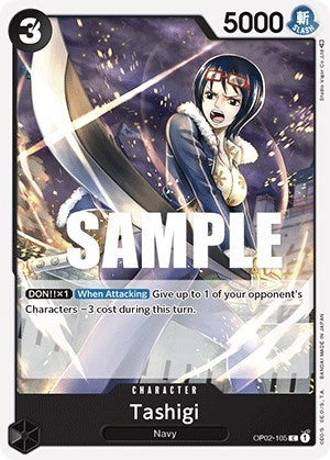 Tashigi (2105) (OP02) - One Piece Card Game Single