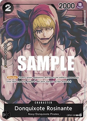 Donquixote Rosinante (Box Topper) (2108) (OP02) - One Piece Card Game Single