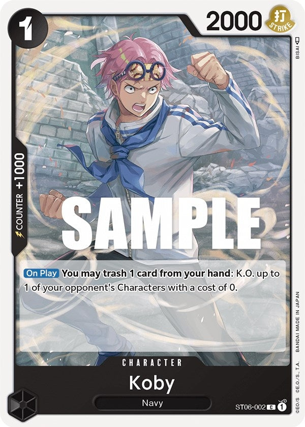 Koby (6002) (ST-06) - One Piece Card Game Single