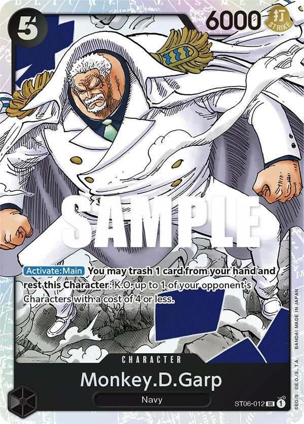 Monkey.D.Garp (6012) (ST-06) - One Piece Card Game Single