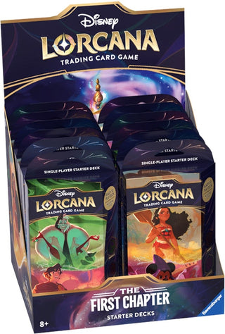 Disney Lorcana: The First Chapter Starter Deck Display (1) - Disney Lorcana Sealed