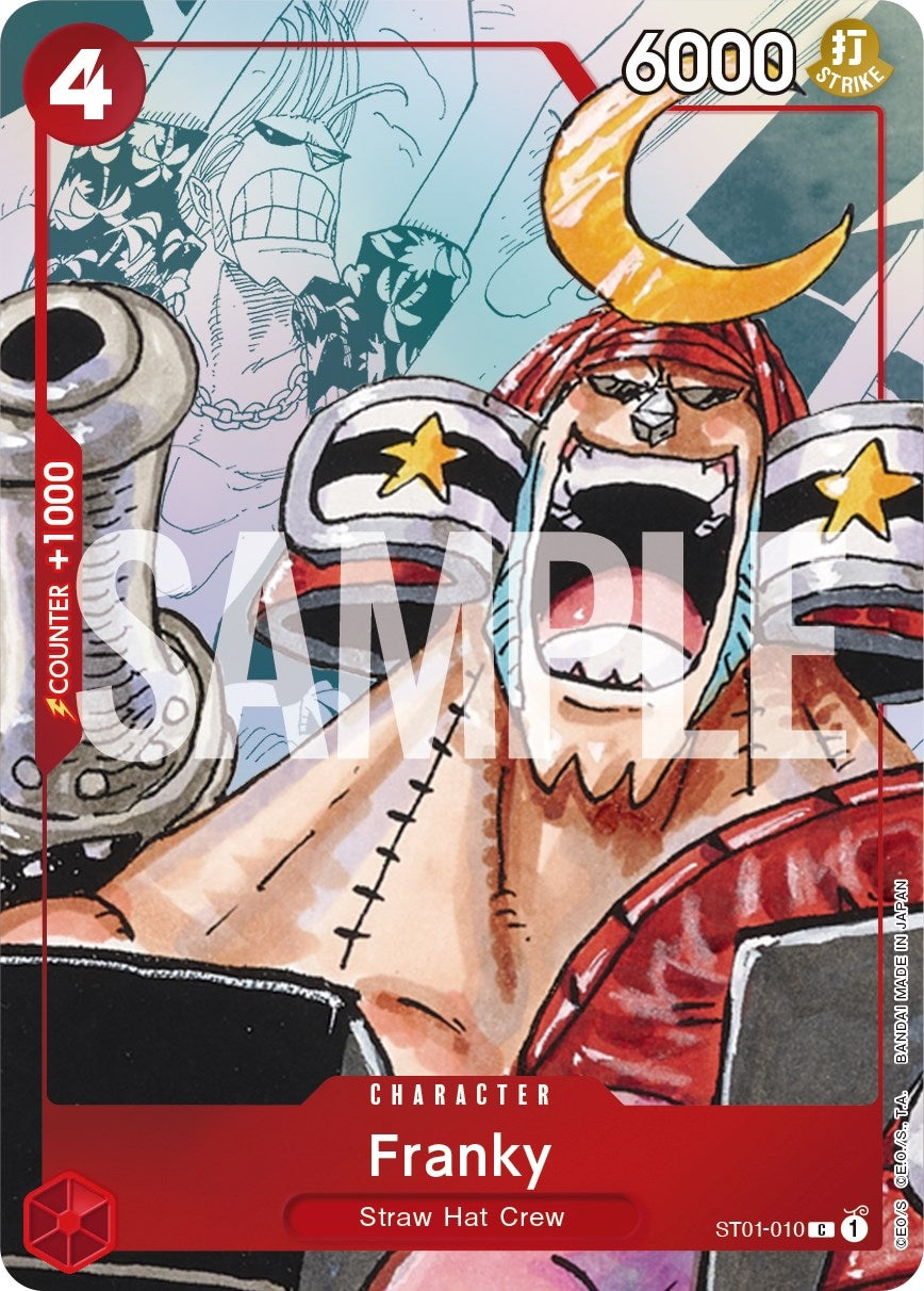 Franky - ST01-010 (Alternate Art) (1010) (OP-PR) - One Piece Card Game Single