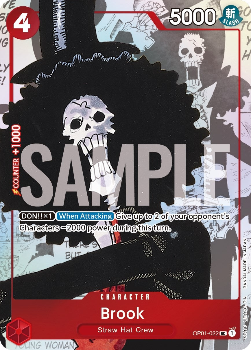 Brook - OP01-022 (Alternate Art) (1022) (OP-PR) - One Piece Card Game Single