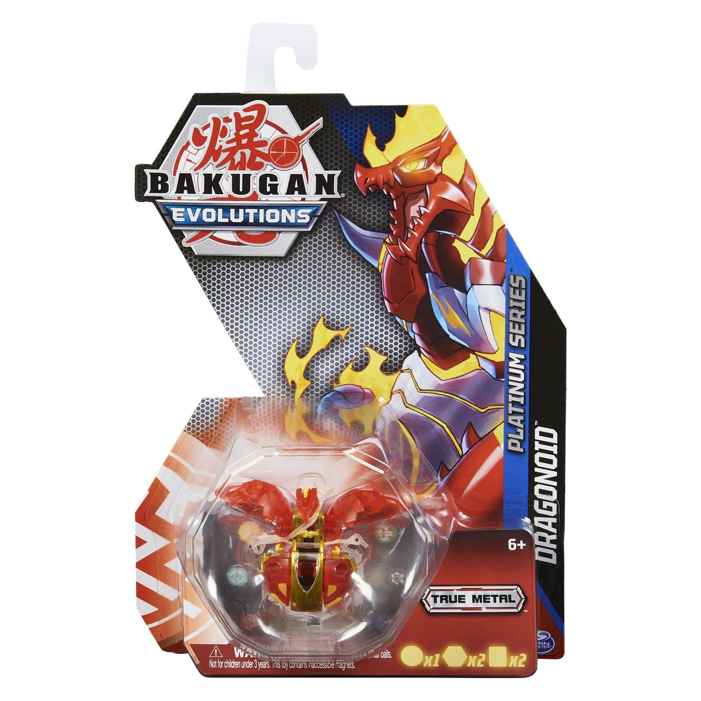 Platinum Series Bakugan Single Pack - Pyrus Dragonoid [EVO] - Bakugan TCG Sealed