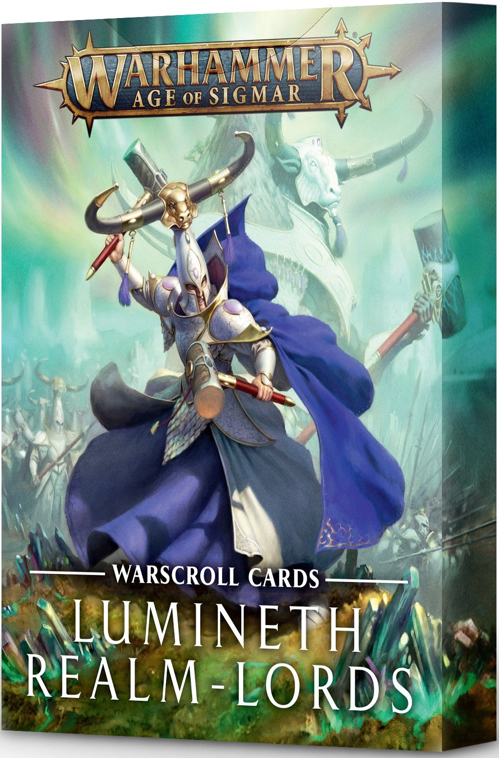 Warhammer: Age of Sigmar - Warscroll Cards: Lumineth Realm-Lords [ACCS] - Warhammer Game Accessories Sealed
