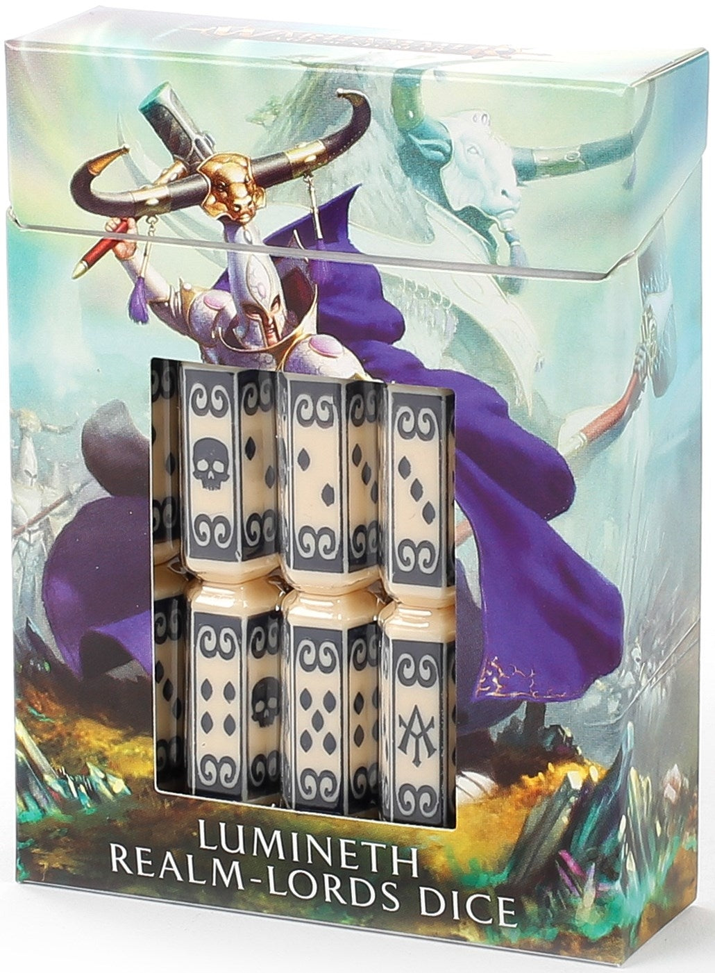 Warhammer: Age of Sigmar - Lumineth Realm-Lords Dice Set (20-Pack) [ACCS] - Warhammer Game Accessories Sealed