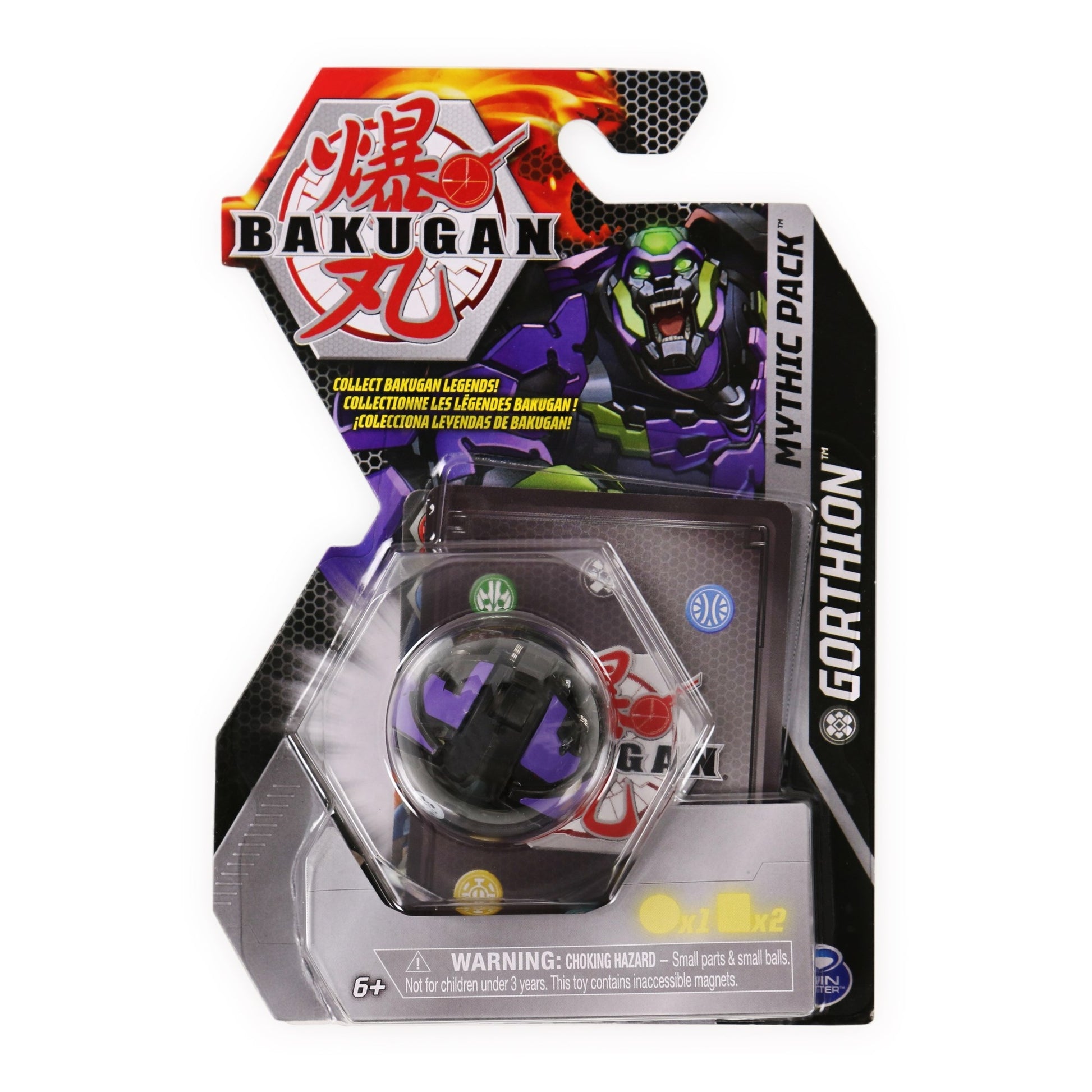 Mythic Series Bakugan Single Pack - Darkus Gorthion [EVO] - Bakugan TCG Sealed