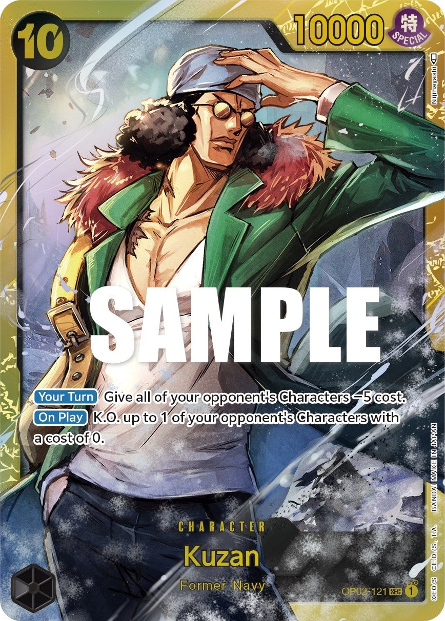 Kuzan (121) (2121) (OP02) - One Piece Card Game Single