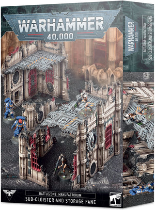 Warhammer 40K: Battlezone: Manufactorum - Sub-Cloister and Storage Fane [PLAS] - Warhammer Box Sets Sealed