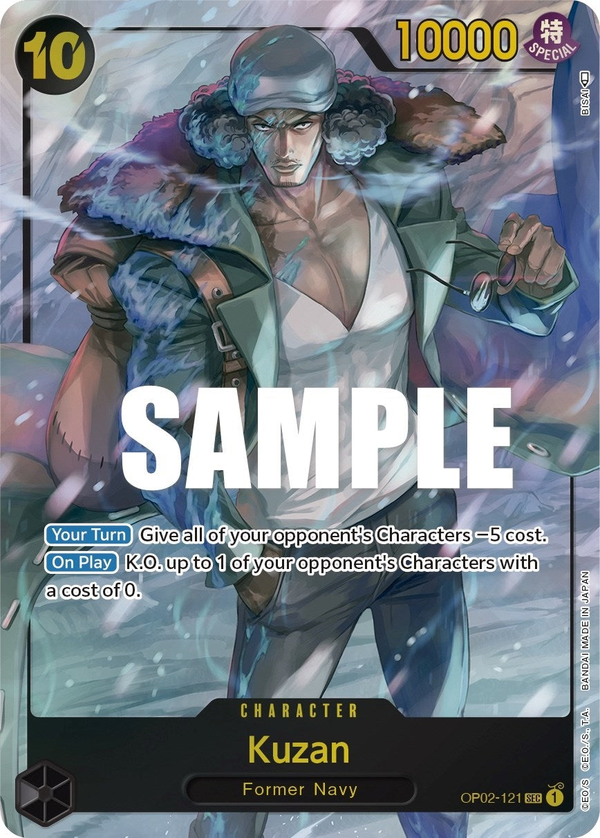 Kuzan (121) (Alternate Art) (2121) (OP02) - One Piece Card Game Single