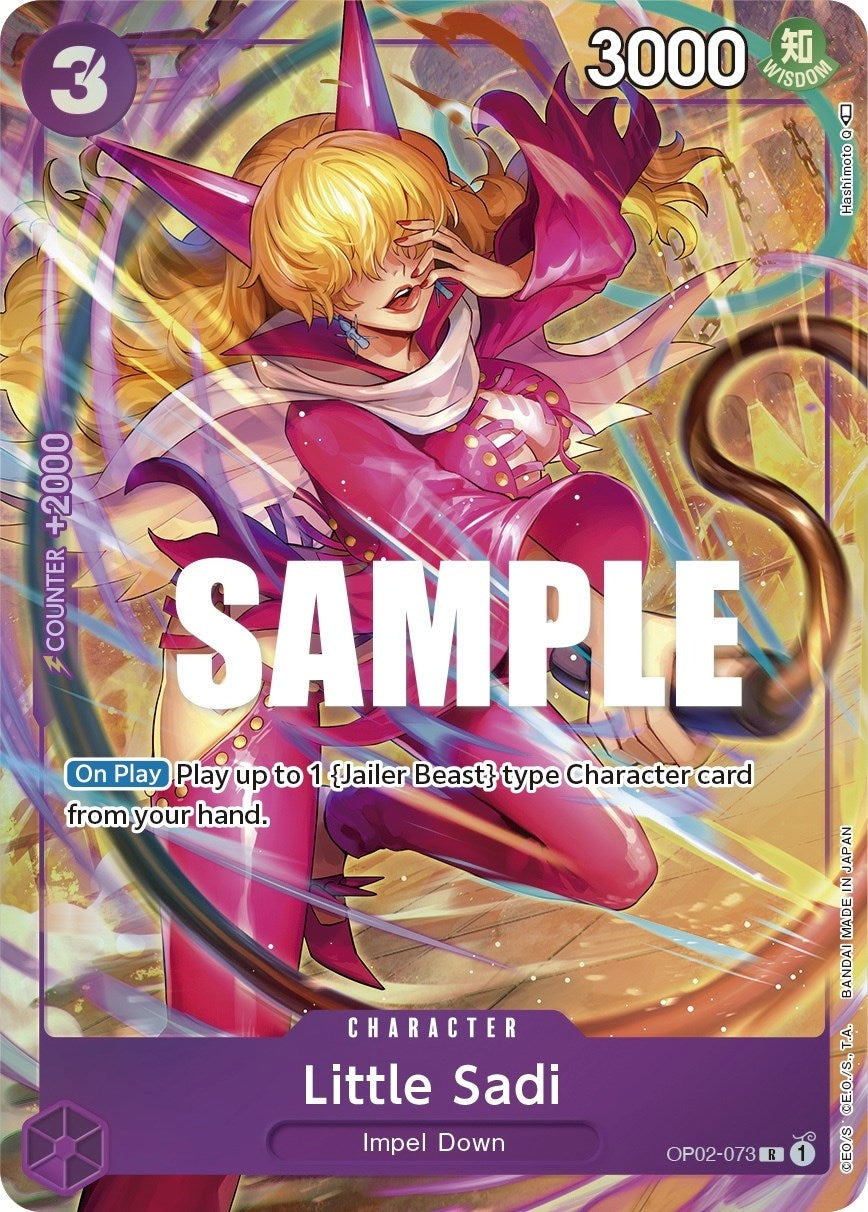 Little Sadi (Alternate Art) (2073) (OP02) - One Piece Card Game Single