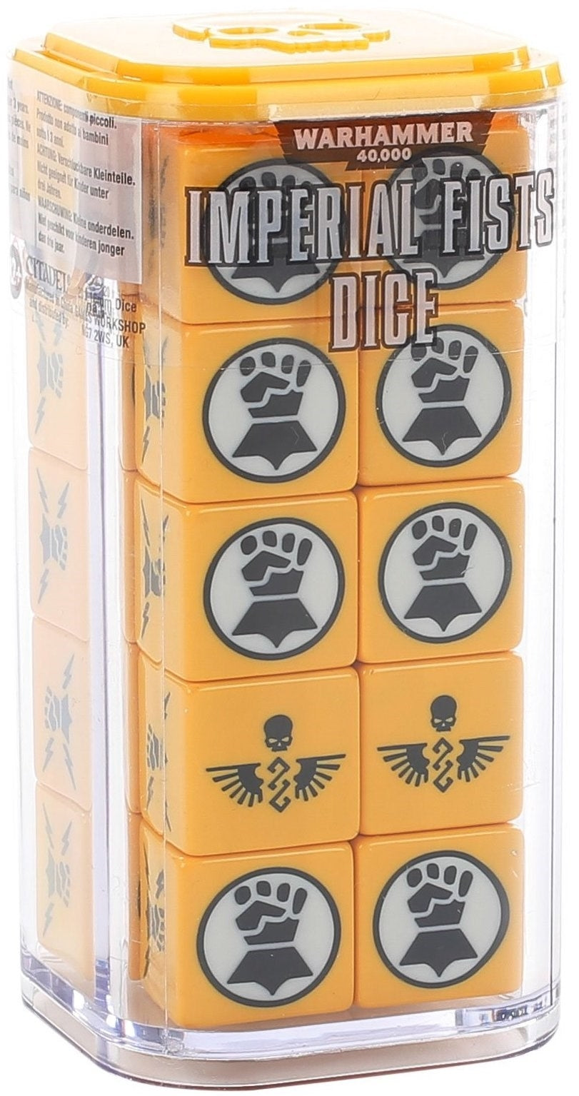 Warhammer: 40K - Space Marines: Imperial Fists Dice (20 - Pack) [ACCS] - Warhammer Game Accessories Sealed
