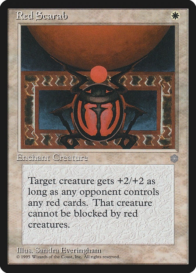 Red Scarab [ICE] - MTG Single