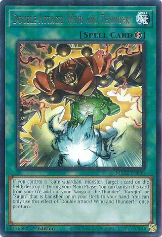 Double Attack! Wind and Thunder!! (8) (MAZE) - YuGiOh Single