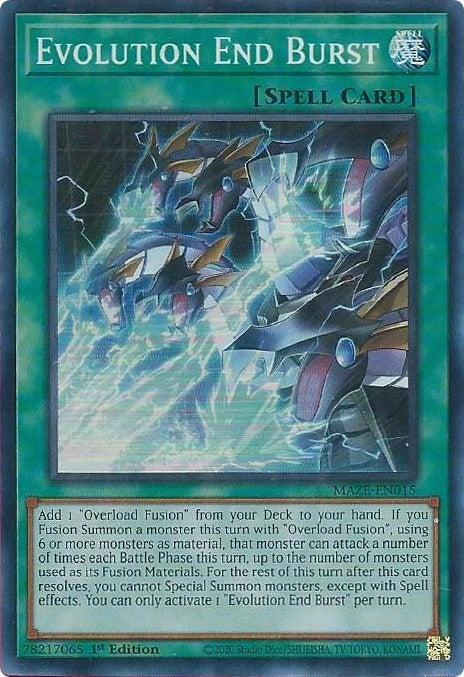 Evolution End Burst (15) (MAZE) - YuGiOh Single