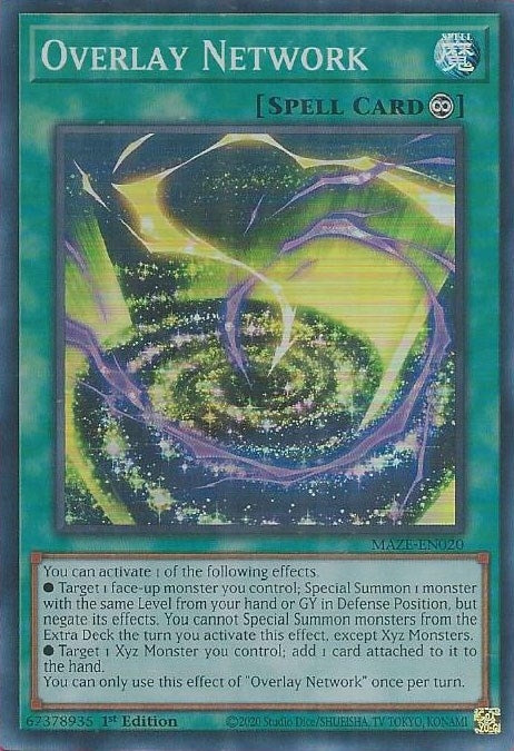 Overlay Network (20) (MAZE) - YuGiOh Single