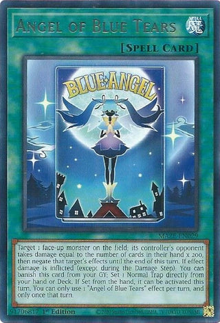 Angel of Blue Tears (29) (MAZE) - YuGiOh Single