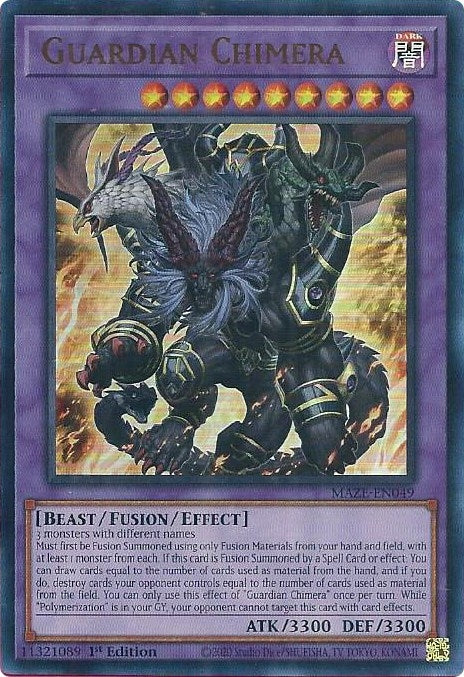 Guardian Chimera (49) (MAZE) - YuGiOh Single