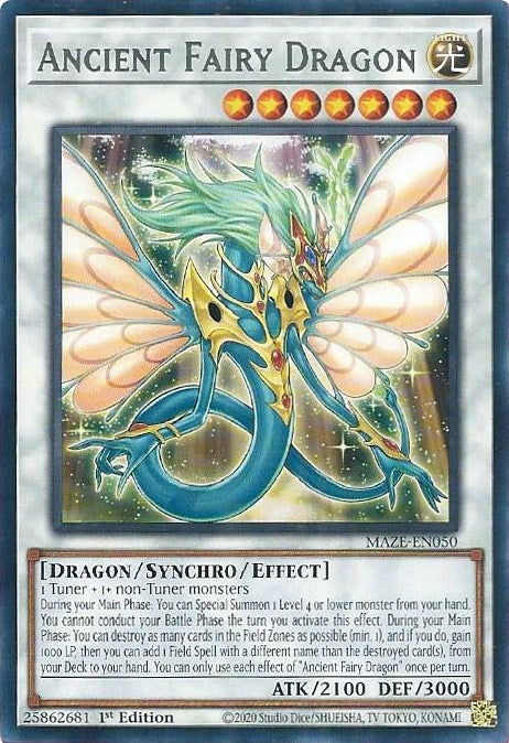 Ancient Fairy Dragon (50) (MAZE) - YuGiOh Single