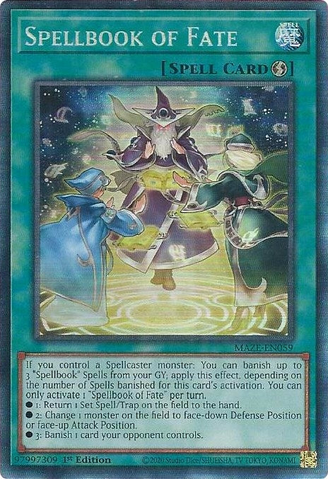 Spellbook of Fate (CR) (59) (MAZE) - YuGiOh Single