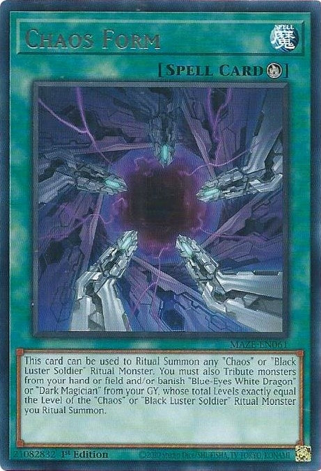 Chaos Form (61) (MAZE) - YuGiOh Single