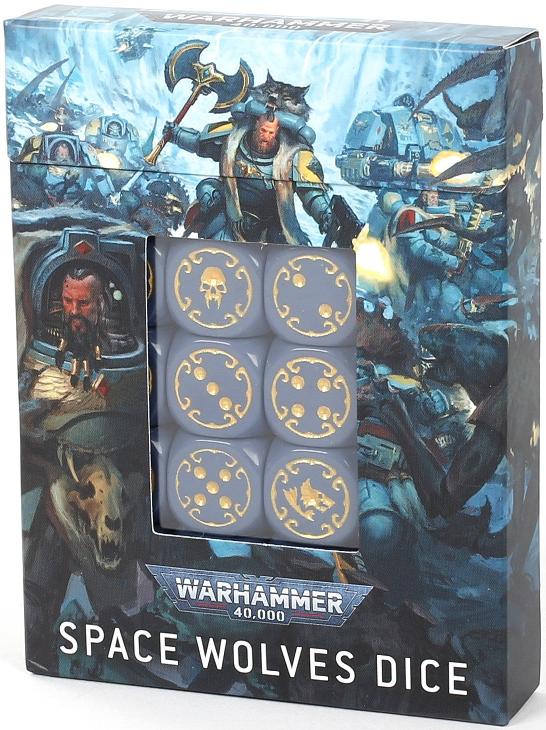 Warhammer: 40K - Space Wolves Dice Set (20-pack) [ACCS] - Warhammer Game Accessories Sealed