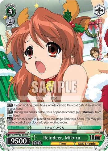 Reindeer Mikuru (202) - Weiss Schwarz Single
