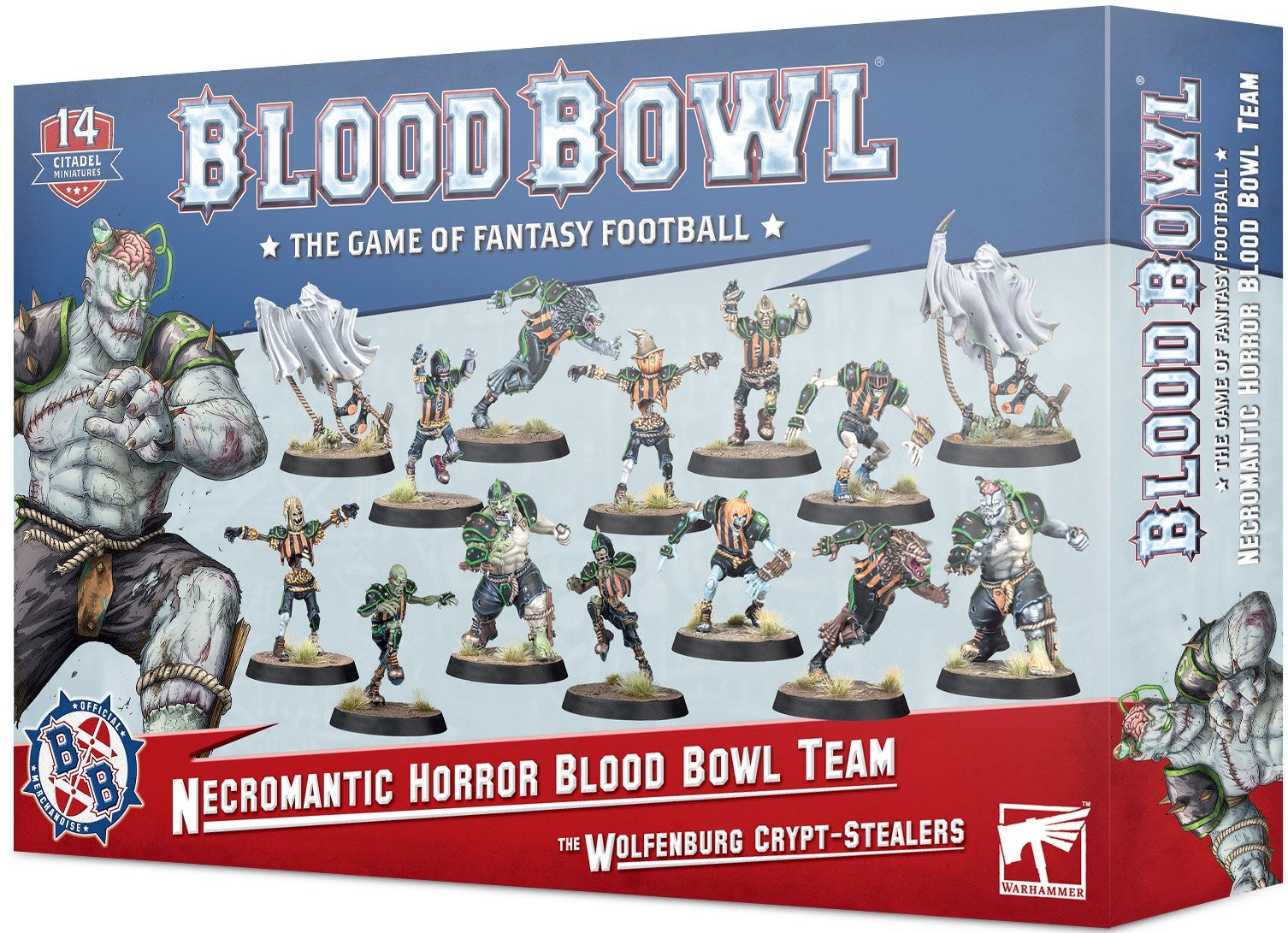 Blood Bowl: Necromantic Horror Team [PLAS] - Warhammer Box Sets Sealed