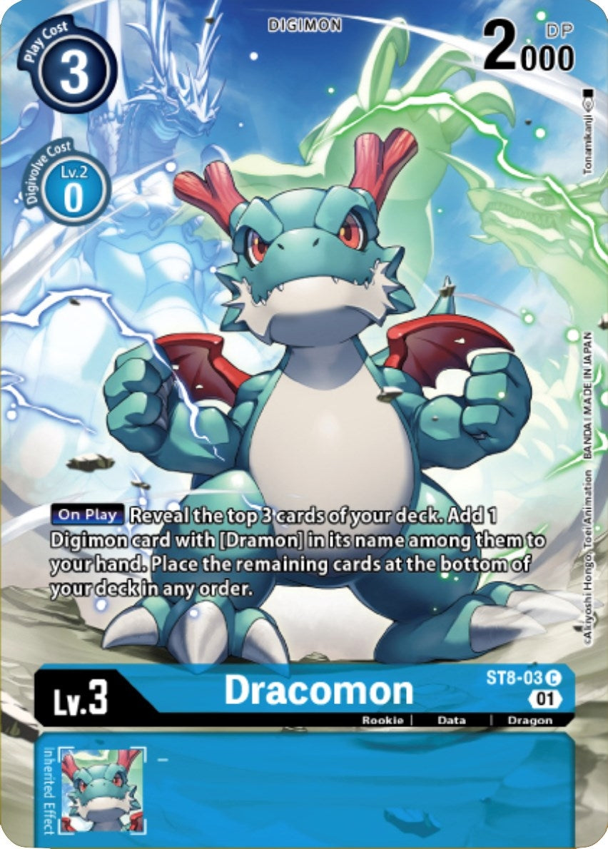 Dracomon (Digimon Royal Knights Card Set) (803) [ST-8] - Digimon Card Game Single