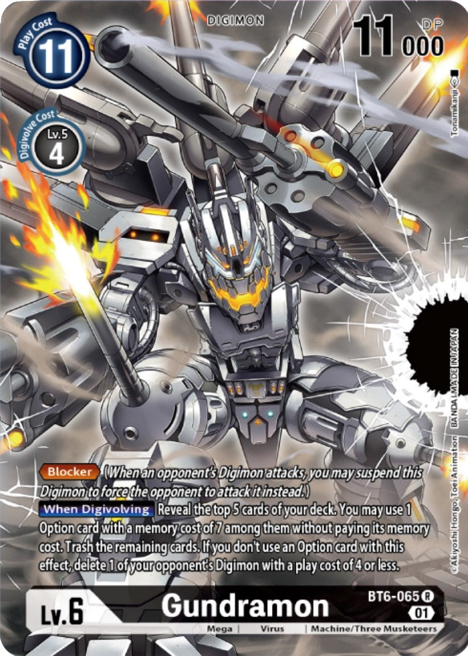Gundramon (Digimon Card Game Deck Box Set) (6065) [BT06] - Digimon Card Game Single