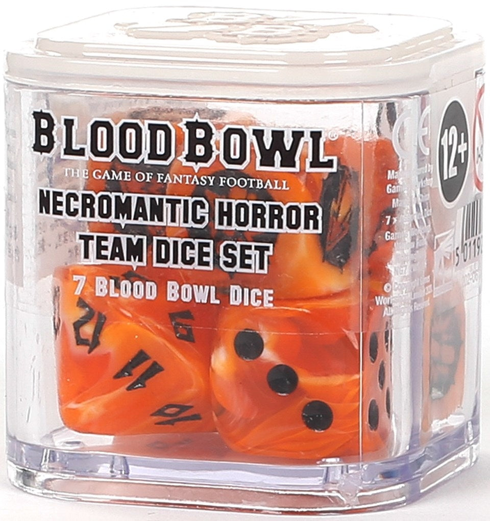Blood Bowl: Necromantic Horror Team Dice Set (7-Pack) [ACCS] - Warhammer Game Accessories Sealed