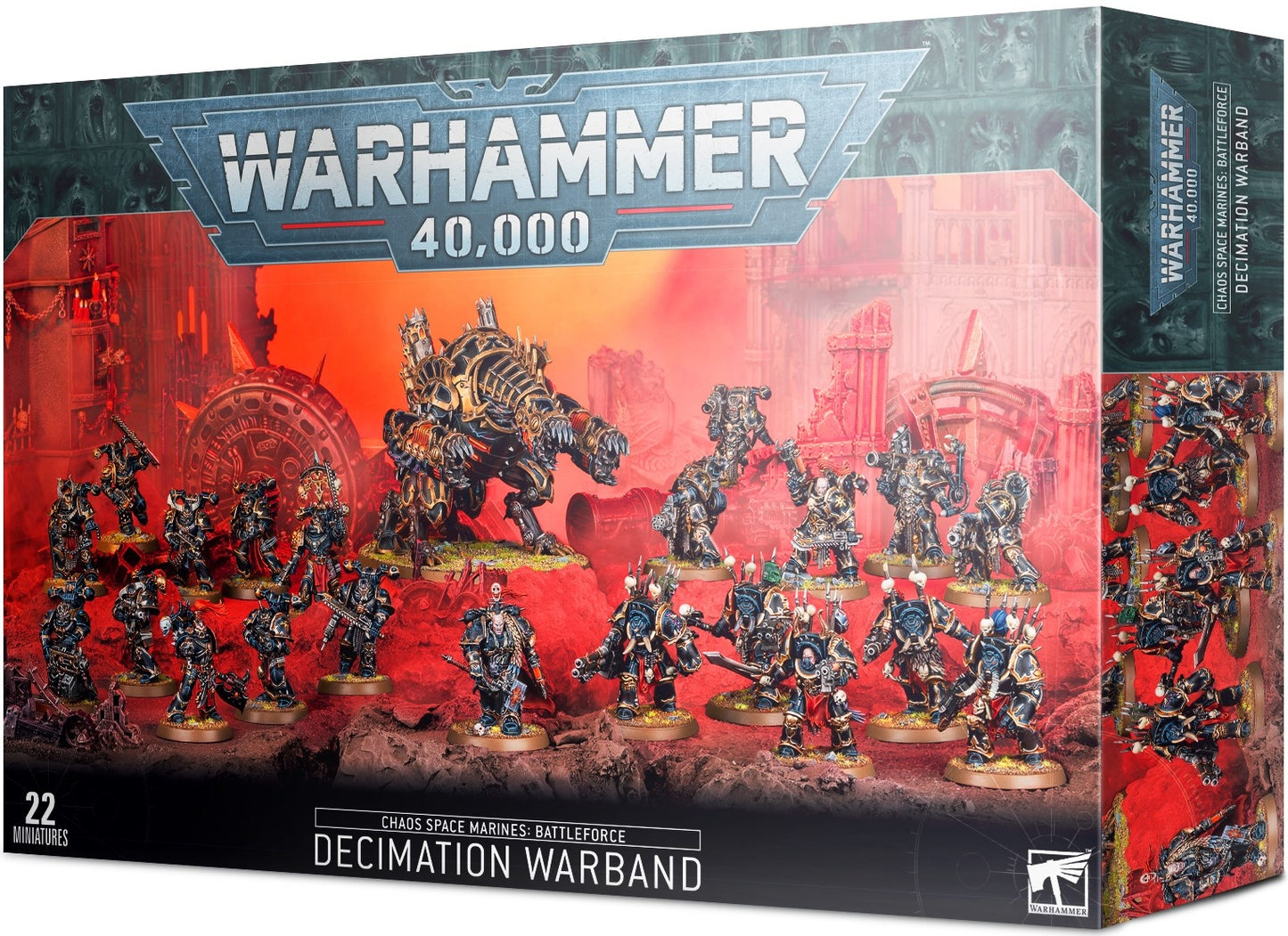Warhammer: 40K - Chaos Space Marines: Battleforce - Decimation Warband [PLAS] - Warhammer Box Sets Sealed