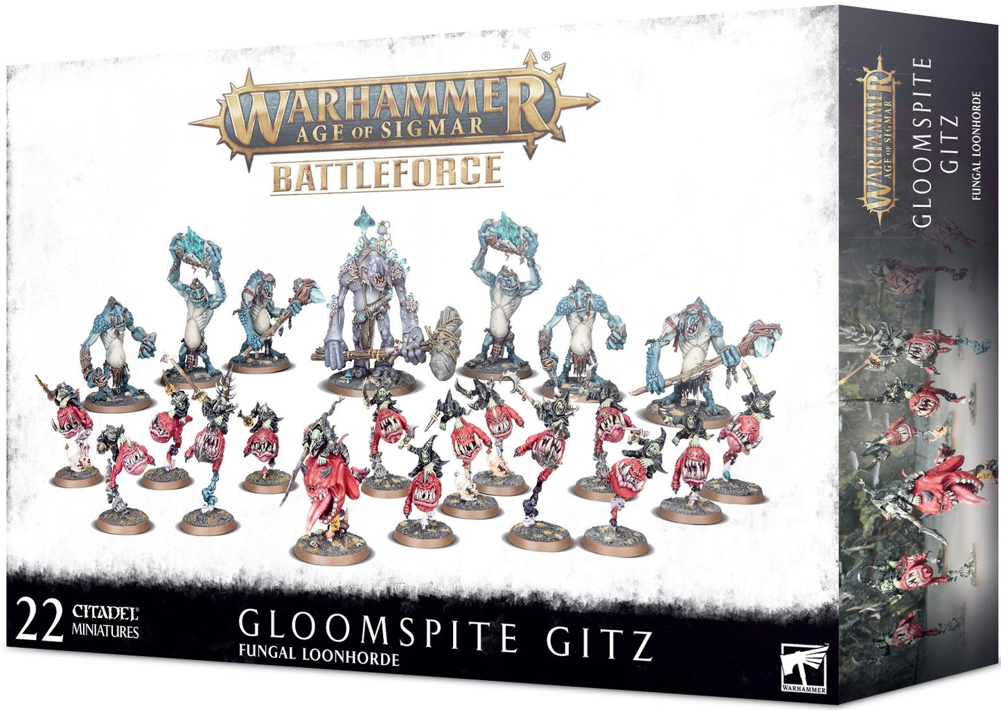 Warhammer: Age of Sigmar - Gloomspite Gitz: Fungal Loonhorde [PLAS] - Warhammer Box Sets Sealed