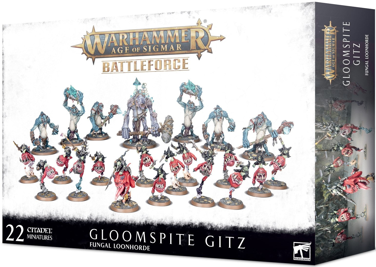 Warhammer: Age of Sigmar - Gloomspite Gitz: Fungal Loonhorde [PLAS] - Warhammer Box Sets Sealed