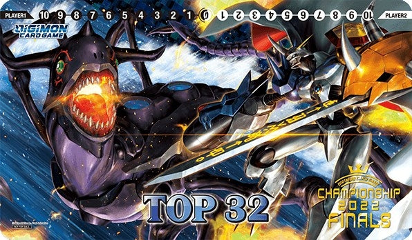 Digimon Card Game: 2022 Final Championships Top 32 Playmat - Playmats Sealed
