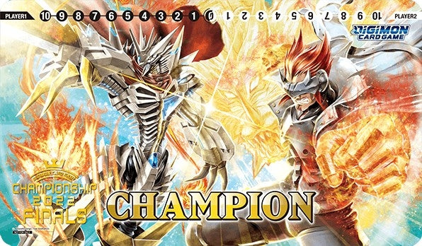 Digimon Card Game: 2022 Final Championships 1st Place Playmat - Playmats Sealed